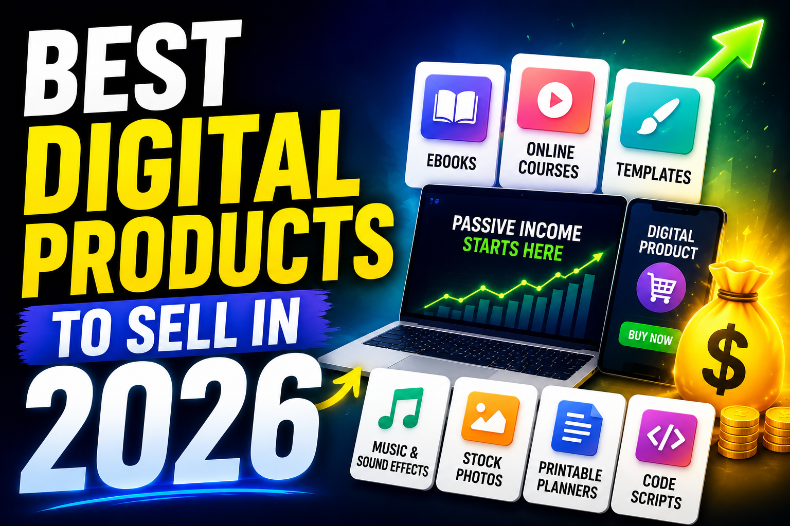 Best Digital Products to Sell in 2026