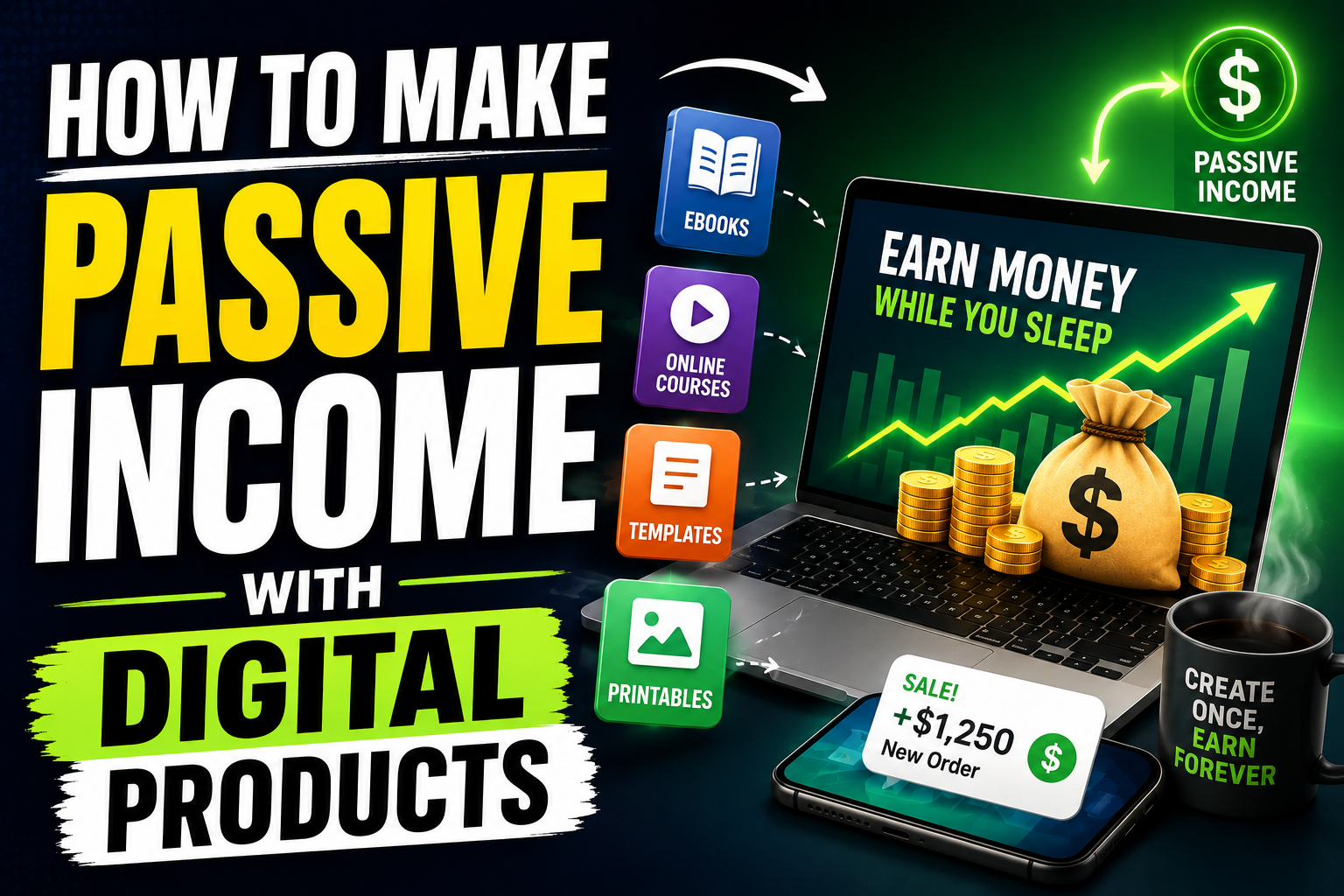 How to Make Passive Income With Digital Products